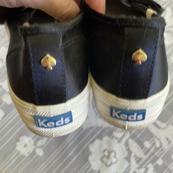 Keds Kate Spade black satin sneakers (sz 7) - Picture 7 of 10